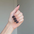 Deep Brown Press On Nails