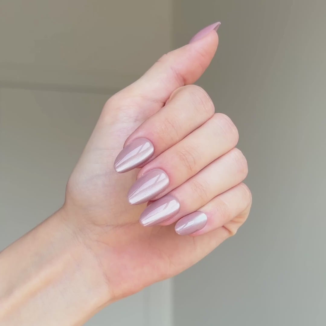 Caramel Cat's Eyes Press On Nails