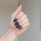 Green Noir Press On Nails