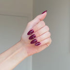 Rosewood Press On Nails