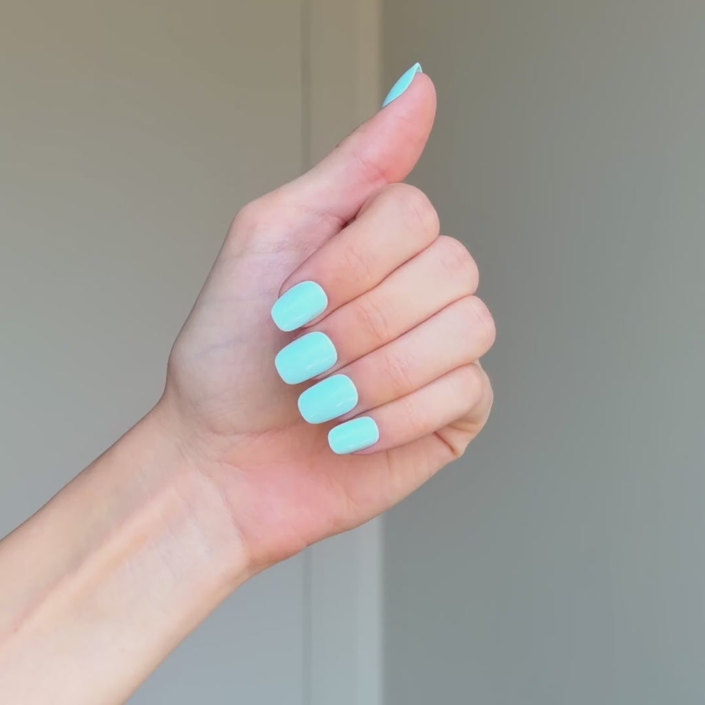 Torquoise Press On Nails