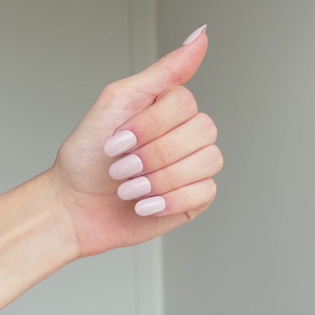 Mauve Press On Nails